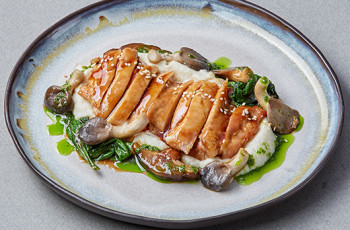 Курица терияки с шиитаке