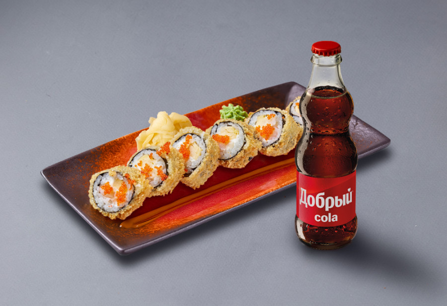 Тояма маки +  Добрый кола 0,25 л