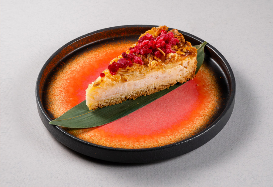 Торт рикотта с грушей