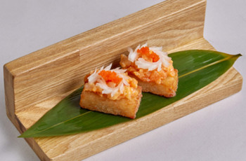 Криспи райс лосось-гребешок