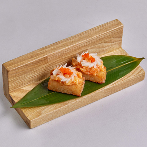 Криспи райс лосось-гребешок